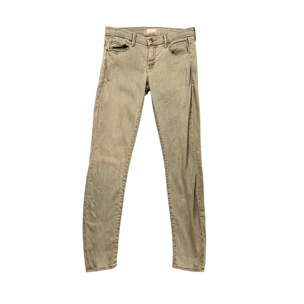 Mother Jeans Womens 27 Light Herb The Looker Low To Mid Skinny Stretch Denim